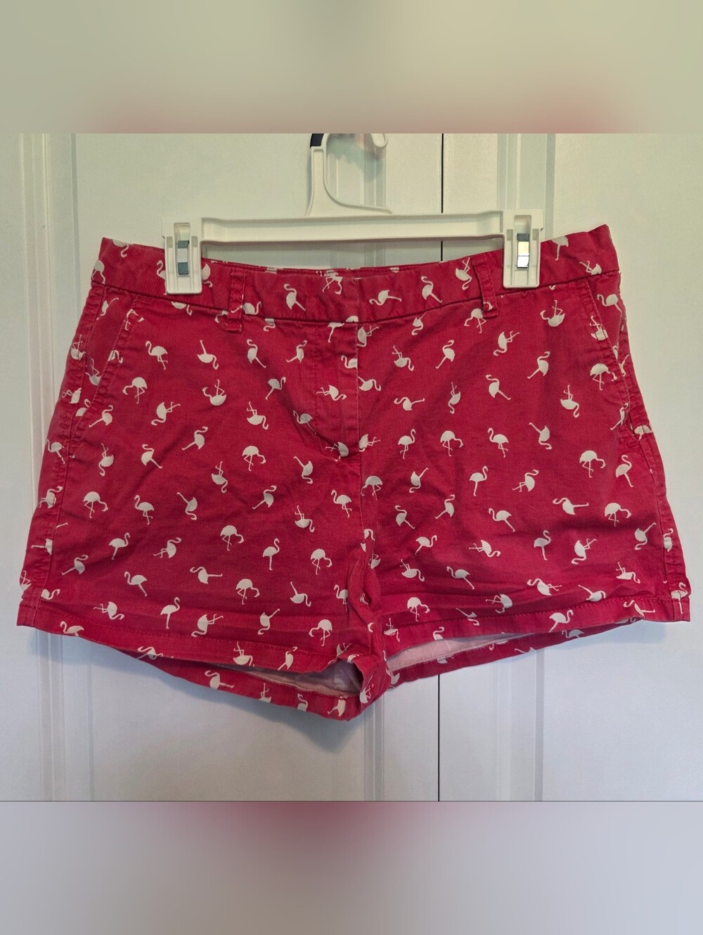 Elle Pink Flamingo Print Shorts